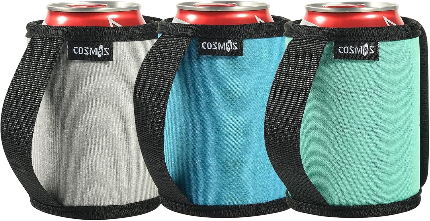 Cosmos Pack of 3 Soft Neoprene Can Cooler Sleeve Insulator Can Cover