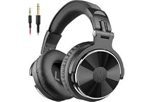 OneOdio Pro-10 Over Ear Wired Headphones for School Studio Monitor & Mixing DJ Stereo Headsets, 50mm Neodymium Drivers, in-Li