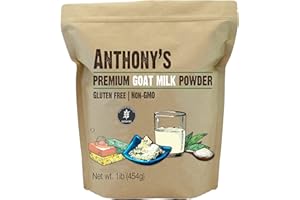 Anthony's Premium Goat Milk Powder, 1 lb, Gluten Free, Non GMO, No Additives