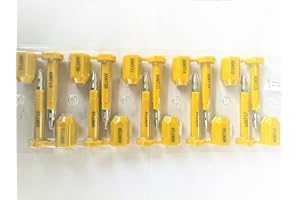 High Security Bolt Seal for Trucks and Containers (Yellow) - Pack of 10 - No Import Fees/Deposit