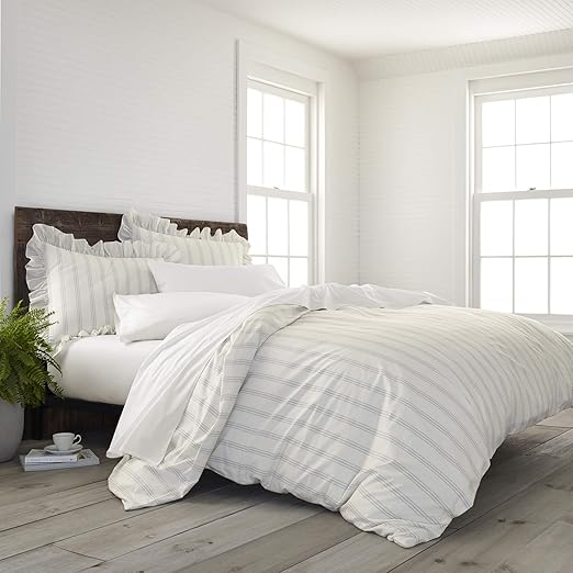 Amazon Com Ecopure 100 Organic Cotton Comfort Wash Brooke Duvet