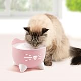 Catit PIXI Drinking Fountain for Cats Pink with Triple Action Filter view 4