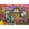 Vermont Christmas Company Puzzle All Hallows' Eve de 1000 pièces – Puzzle d' halloween pour Adultes et familles – Pièces de Forme aléatoire – 66 5/8 po x 49 1/4 po