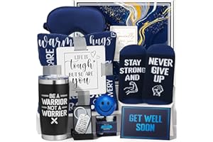 MAYICIVO Get Well Soon Gifts for Men, After Surgery Cancer Gifts for Men Chemo Care Package Get Well Gift Basket for Sick Friends, Thinking of You Feel Better Birthday Gifts Box for Men Dad Brother w/Tumbler