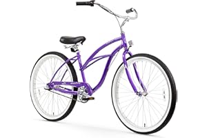 FIRMSTRONG sixthreezero Urban Lady Beach Cruiser Bike, Women's 3 Speed Hybrid Bicycle