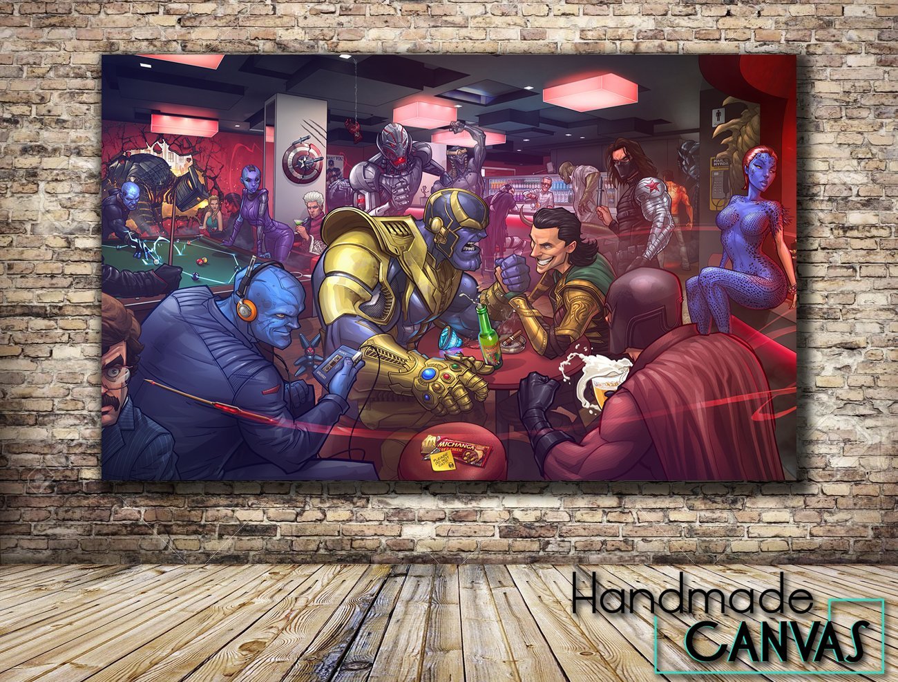 Marvel Villains CANVAS Print WALL ART Framed Print Ready To Hang