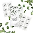 AROMA STICKERS® (Spearmint, Pack of 1) - 100% Natural Essential Oil Scented Mask Stickers for Face Mask & Pillow (12 Stickers/pc) -Pure Essential Oil Scented Mask Patch/Personal Aroma/Relaxing