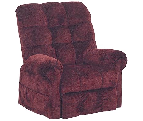 Catnapper Omni 4827 Power Full Lay Out Large Heavy Duty Lift Chair Recliner 450 Lb Capacity Chianti Red With In Home Delivery And Setup