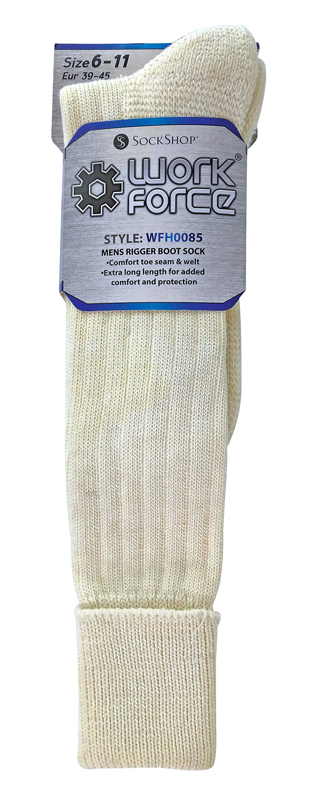 Mens Thick Warm Knee High Outdoor Wool Rich Rigger Work Boot Socks for