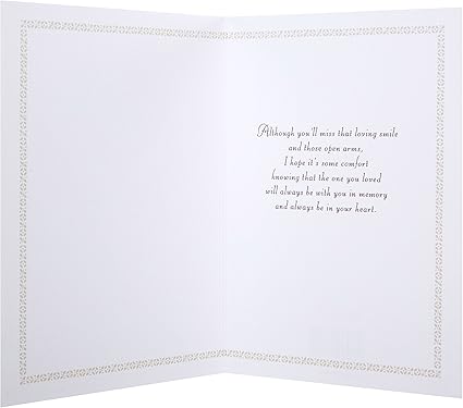 Hallmark Biglietto Di Condoglianze Con Testo In Inglese Thoughts Are With You Formato Medio Always In Your Heart Amazon It Cancelleria E Prodotti Per Ufficio