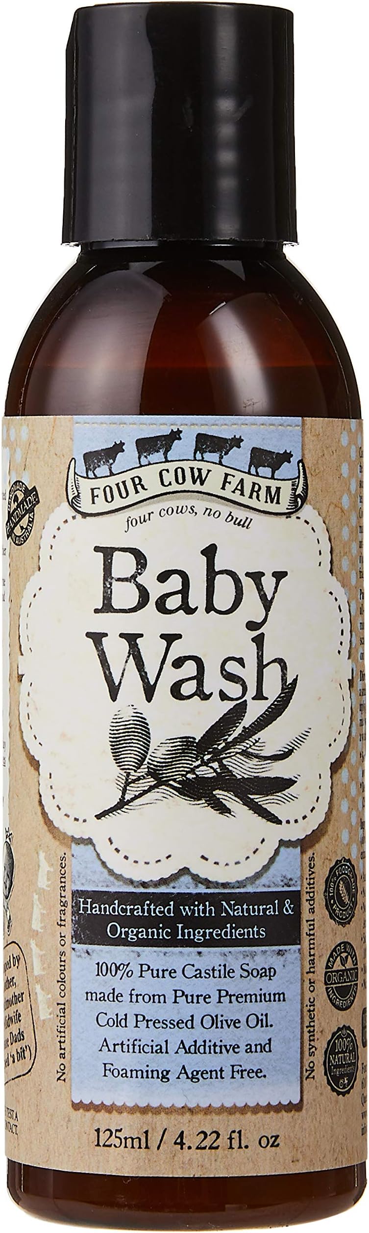 Four Cow Farm Baby Wash, 125 ml