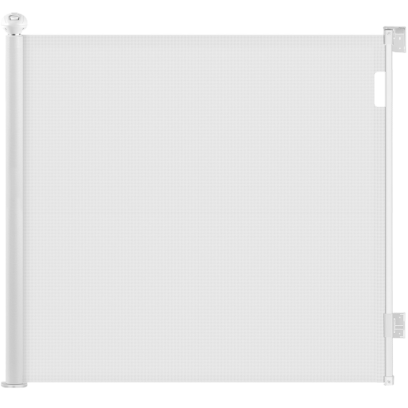 Ycozy Retractable Baby Gates Safety Gates Dog Fence Mesh Child Gates 86cm Tall Stairs Pet Barrier for Doorways Hallways Stairs Indoor Outdoor (White, 300cm)