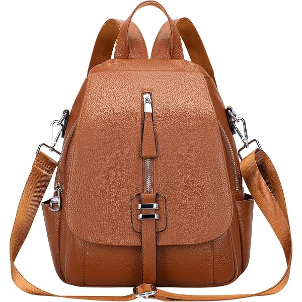 Amazon.com: OLD TREND Genuine Leather Backpack Purse for  display picture 1