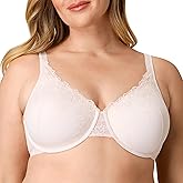 Playtex Womens Underwire Bra, Plus-Size Bras Available, Full Coverage, Convertible, Supportive, Lace, 4805