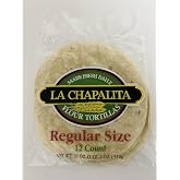 La Chapalita Flour Tortillas, 8" Regular Size, 12 Count, 18 oz