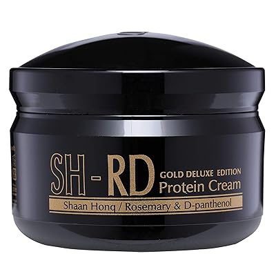 SH-RD Protein Cream Gold Deluxe Edition (2.71oz/80ml) Leave-in Treatment For Hair with Gold Leaf and Deep-Sea Water. UV Protection/Heat Protection/Chlorine Damage Protection