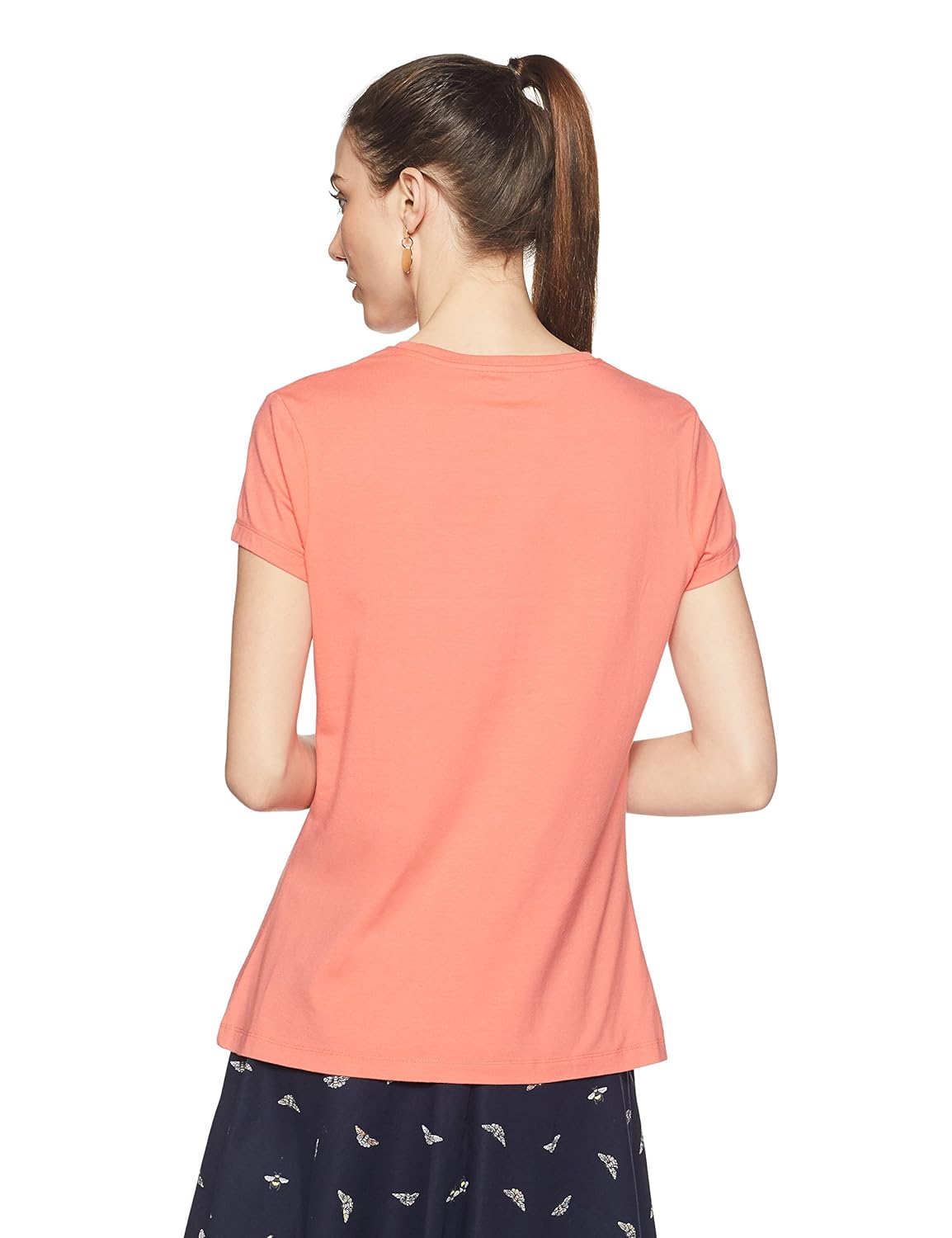jockey women's cotton round neck t-shirt (1515-0105-blpnk_pink_medium)