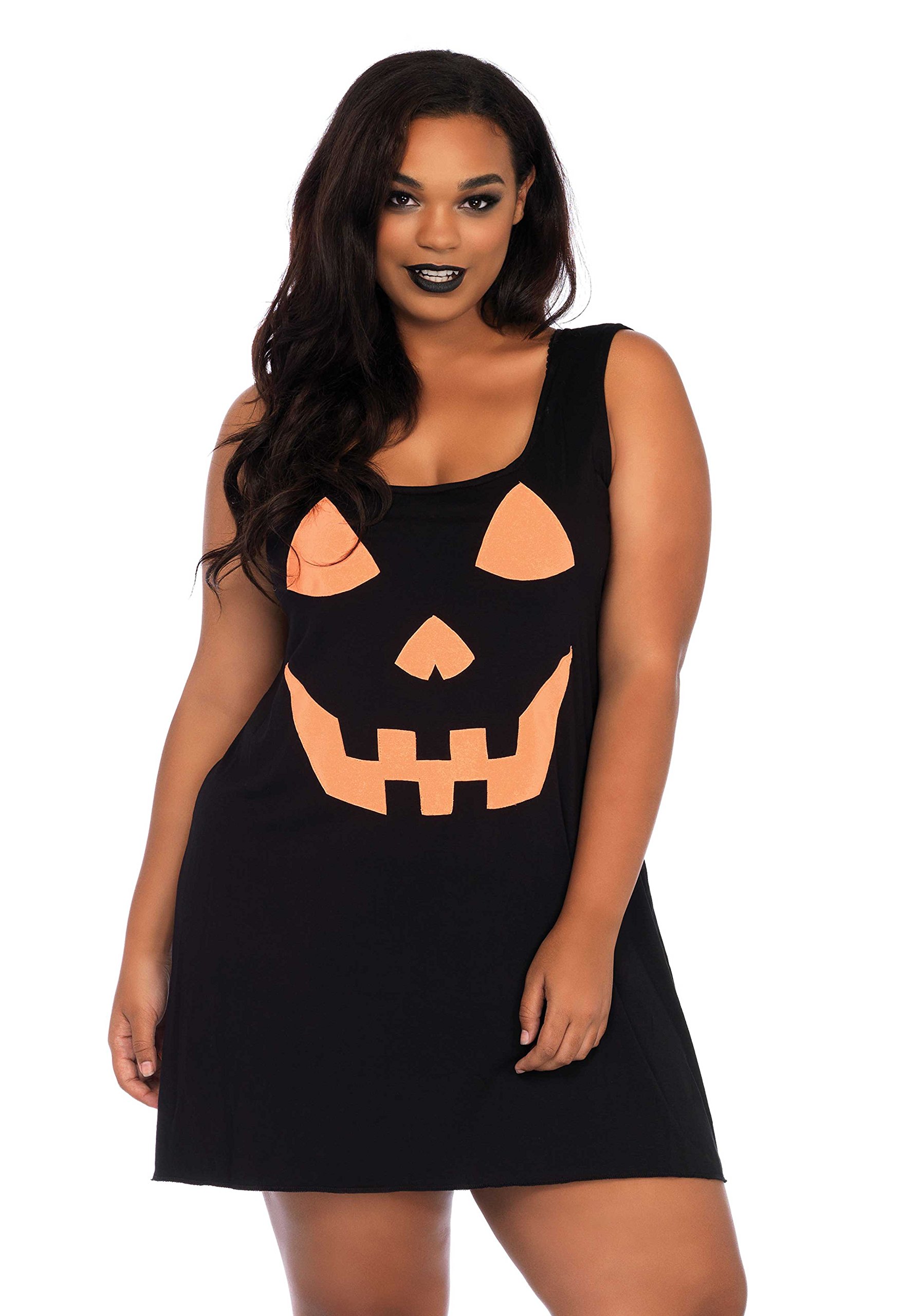 Leg Avenue Jersey Pumpkin Dress Women's Costumes, X-Large/XX-Large