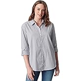 Gloria Vanderbilt Women's Amanda Monogram Button Down Shirt