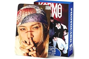 PYAJUU Stray Kids KARMA Album Photocards 127PCS KARMA Photo Card Set Stray Kids The 4th Album Merch Boys and Girls Card Set 55 PCS Photocard and 72 PCS Stickers Gift for STAY