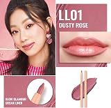 Oulac Matte Pink Lipliner Pencil Waterproof LL01 Dusty Rose Retractable view 2