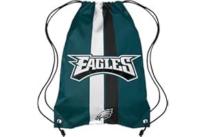 FOCO Philadelphia Eagles NFL Team Stripe Wordmark Drawstring Backpack