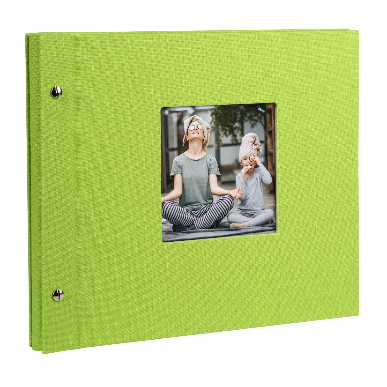 goldbuch Bella Vista Green Screw Album Cardboard 30 x 25 cm