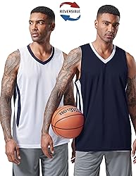 Liberty Imports Reversible Men's Mesh Athletic