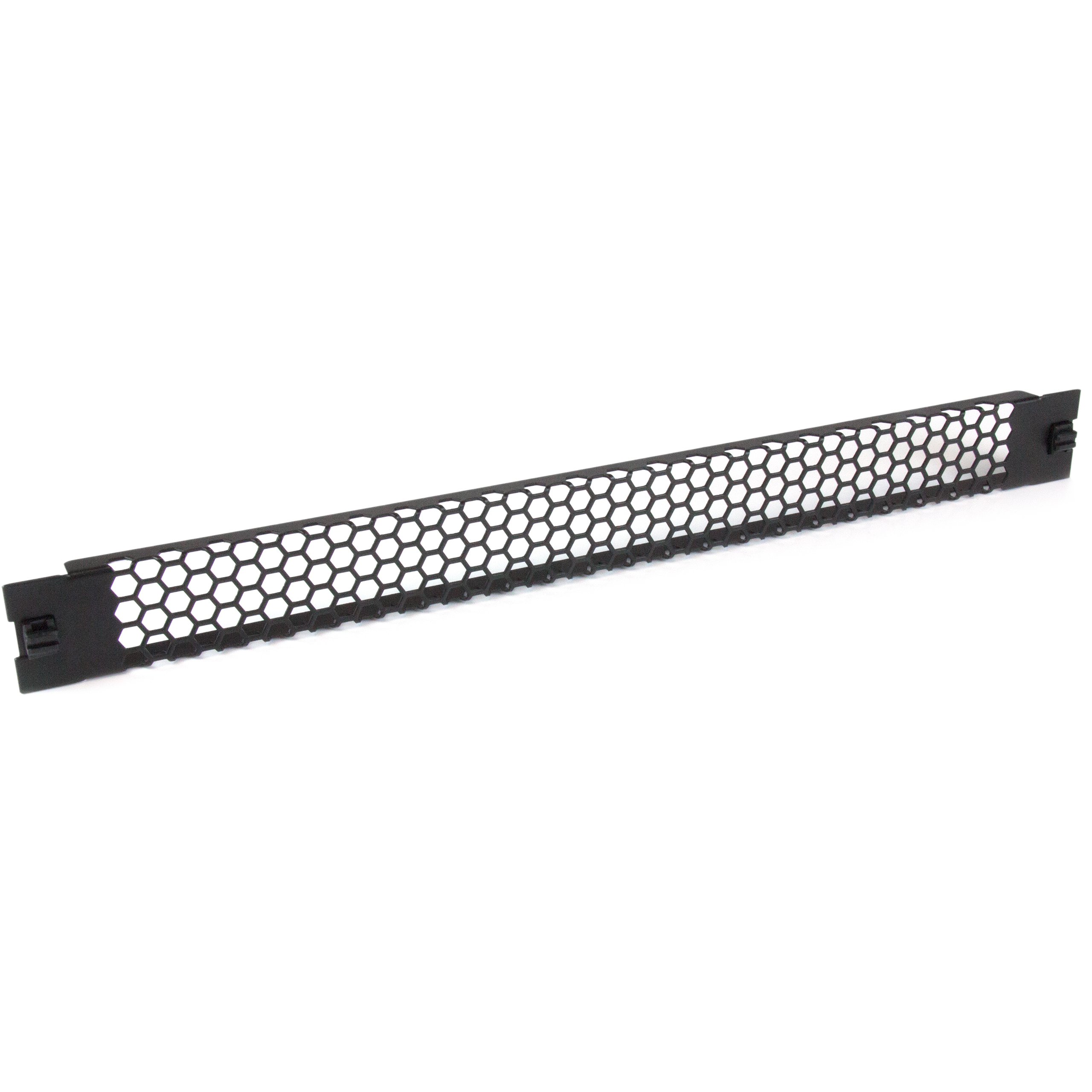 StarTech.com 1U Blanking Panel - 19in Vented Server Rack Panel - Tool-less Installation - TAA Compliant Filler Panel (RKPNLTL1UV)