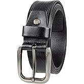 Gelante Men's Leather Belt - One Piece Full Grain 4mmThick