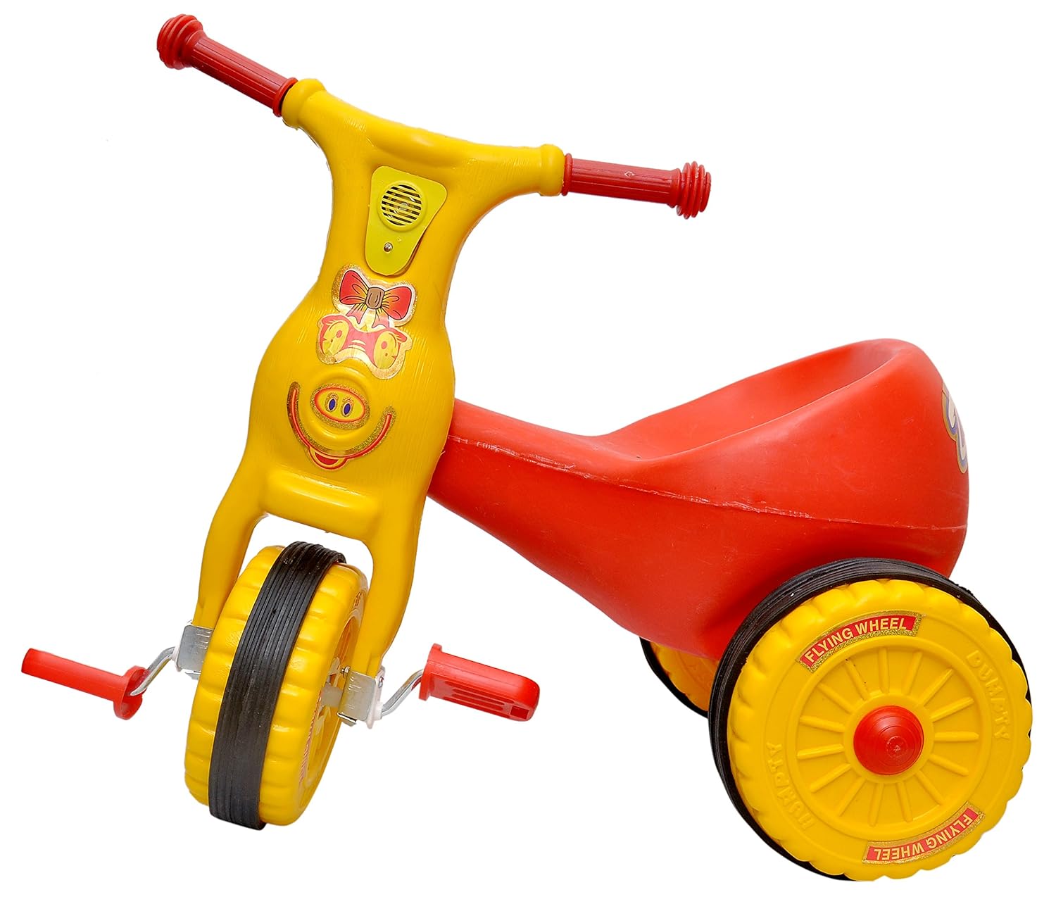 red and yellow trike
