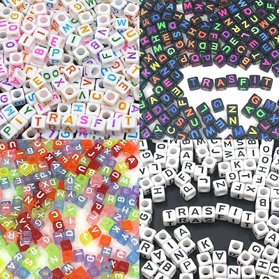1020 Stück Acryl-Perlen In Pastellfarben – Buchstaben, Zahlen, Herzen, Sterne Für DIY-Schmuck