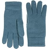 Winter Women's Toasty Warm Plush Fleece Lined Knit Gloves (Cadet Blue)