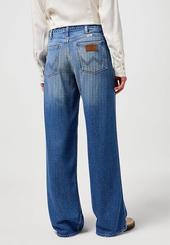 - Jeans Donna - Vestibilità a Gamba Larga - World Wide — foto 4 di 6