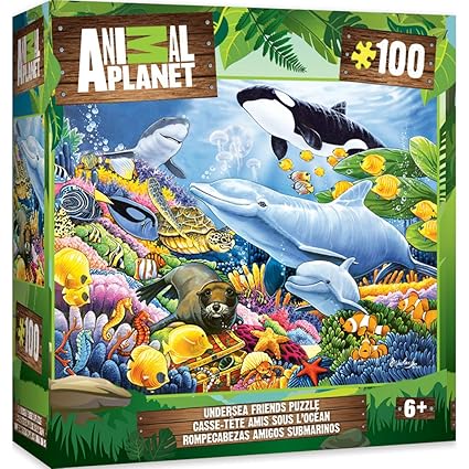 MasterPieces Animal Planet Undersea Friends - 100 Piece Kids Puzzle