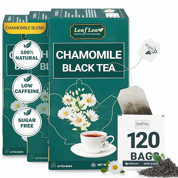 PREMIUM CHAMOMILE AND BLACK TEA – 120 TEA...
