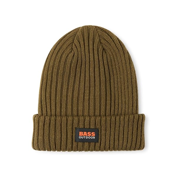 BASS OUTDOOR WOMEN’S LARGE GAUGE KNIT HAT, MILITARY,...