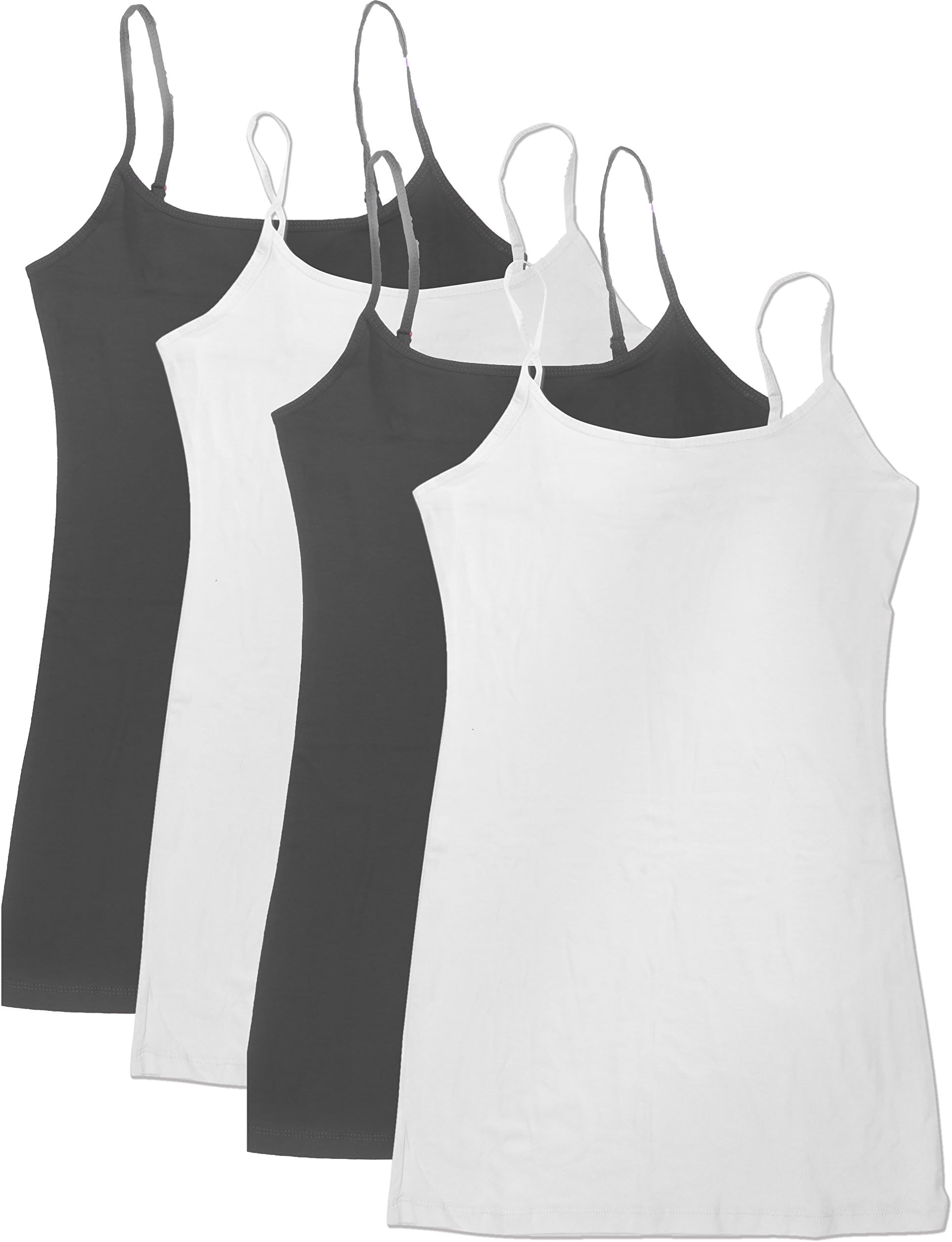 4 Pack Active Basic Women's Basic Tank Tops