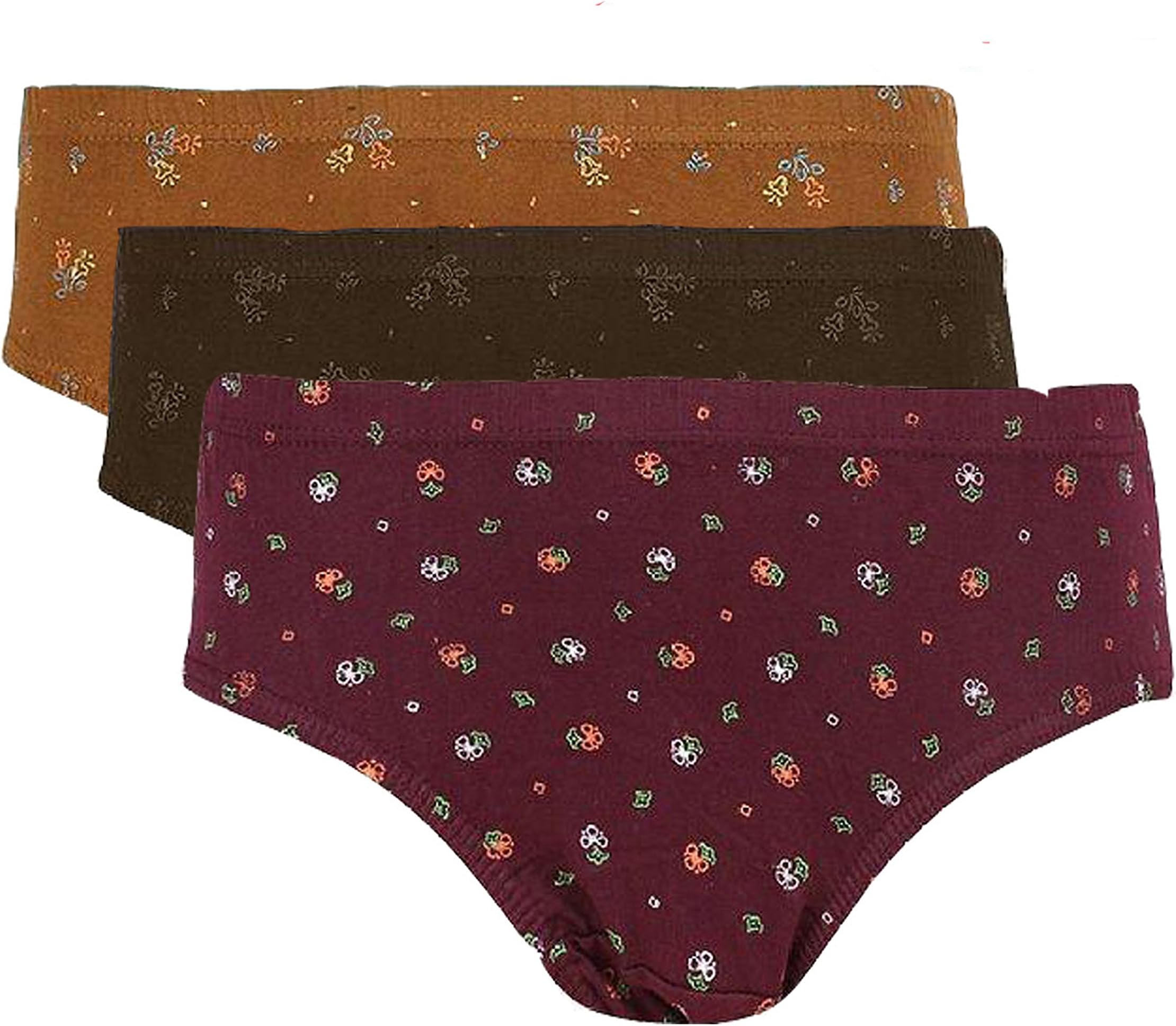 Dixcy Josh Women's Panties Pinted Design Assorted Color Combo of 3