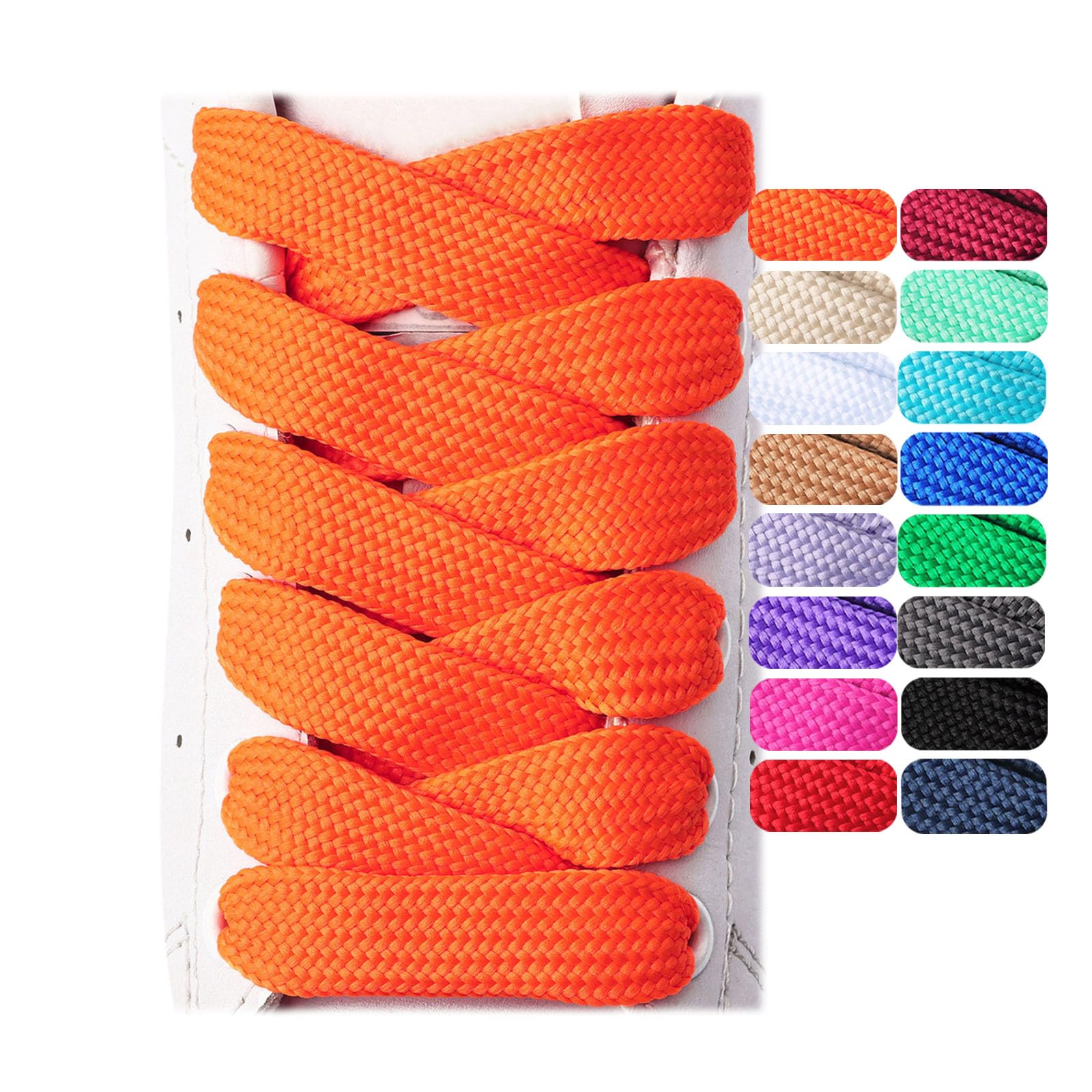 Olukssck 2 Paris Fat Shoe Laces for