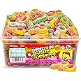 Sweetzone Sour Jelly Suckers 800g, 100 Pcs Sweet Tub, Halal Sweets, Sour Gummy Candy, Jelly Sweets, Gummies Candies, Fizzy Tubs of Retro Delicacies for Your Sweet Tooth