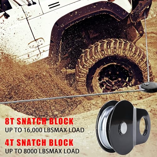 Unbranded ATV, Side-by-Side & UTV Winches TGL 10 Ton Winch Snatch Block ...