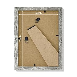 Vittanly 5x7 Picture Frame for Wall, Display 4x6