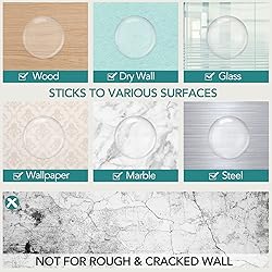 Door Stoppers for Wall, Etybetopstar 6PCS Self