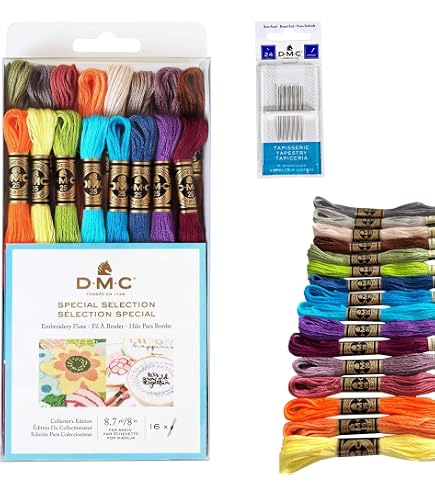 DMC - Kit Point De Croix Fleurs Grimpantes
