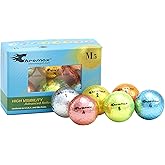 Chromax Metallic M5 Colored Golf Balls (Pack of 6)