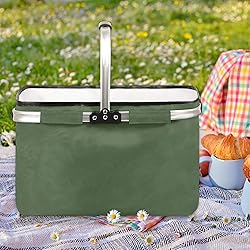 Market Basket Collapsible Large Reusable Shopping