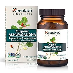 Himalaya Organic Ashwagandha, 90 Day Supply, Herbal