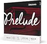 D'Addario J1010 Prelude 1/2 Scale Cello String Set Medium Tension 1/2