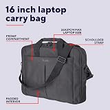 Trust Primo Laptop Bag 16 Inch with Padded Interior Black view 2